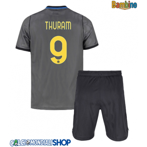 Maglie da calcio Inter Milan Marcus Thuram #9 Terza Maglia Bambino 2026-27 Manica Corta + Pantaloni corti)